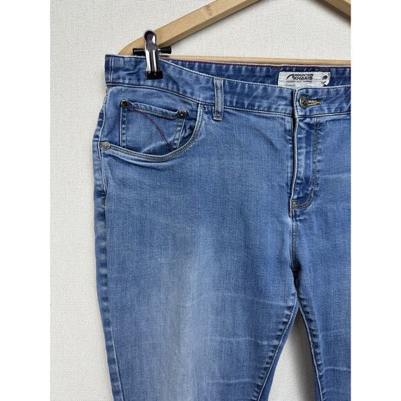 Mountain Khakis Women's Classic Fit Jeans Light Wash 14P Organic Cotton Soft - Picture 2 of 13